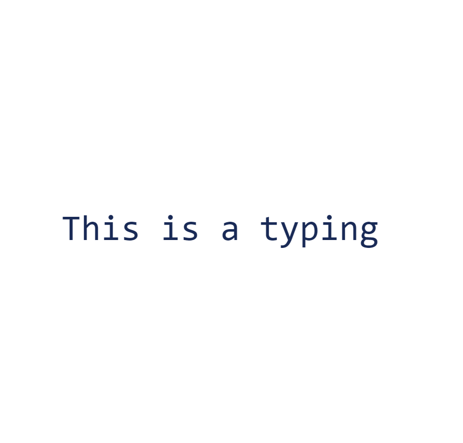 Type Writing
